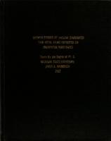 Growth studies of vacuum evaporated thin metal films deposited on amorphous substrates