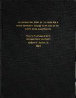 An exploratory study of the needs for a public community college in an area of ten Puerto Rican municipalities