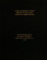 A history of changing patterns of objectives in Catholic higher education for women in Michigan