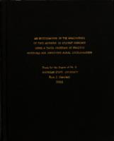 An investigation of the effectiveness of two methods of student response using a taped program of practice materials for improving aural discrimination