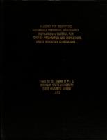 A survey for identifying automobile preventive maintenance instructional material for teacher preparation and high school driver education curriculums