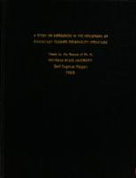 A study of differences in the perception of elementary teaacher personality structure