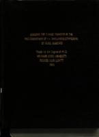 Evidence for charge transfer in the photoreduction of ₋ga₋s- trifluoroacetophenone by alkyl benzenes