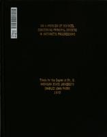 On a problem of Schinzel concerning principal divisions in arithmetic progressions