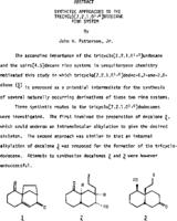 Synthetic approaches to the tricyclo [7.2.0¹,⁶] dodecane ring system