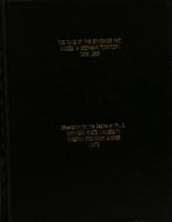 The rule of the governor and judges in Michigan Territory, 1805-1823