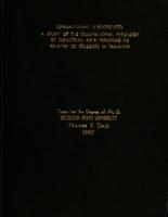 Educational viewpoints : A study of the occupational ideology of industrial arts teaching as related to students in training