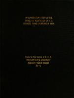 An exploratory study of the marketing adaptation of U.S. business firms operating in India