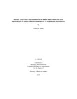 Short- and long-term effects of prescribed fire on soil properties in a Pinus resinosa forest in northern Minnesota