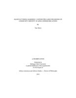 Manufacturing sameness : continuities and expansions of community identity in Afro-Chinese relations