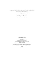 Assessing the validity of ACTFL Can-Do Statements for spoken proficiency