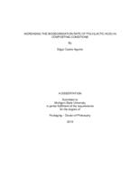 Increasing the biodegradation rate of poly(lactic acid) in composting conditions