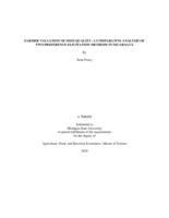 Farmer valuation of seed quality : a comparative analysis of two preference elicitation methods in Nicaragua