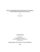 Urban transformation in transitional economies : lessons from the Mongolian Plateau