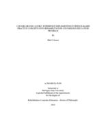 Counselor educators' experience implementing evidence-based practice concepts into rehabilitation counseling education program