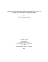 Community interventions to improve iron and iodine status in mother and child dyads in Northern Ghana