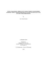 Novel parametric approach to characterize crumb rubber modified asphalt binder performance based on parallel plate dynamic shear rheometry