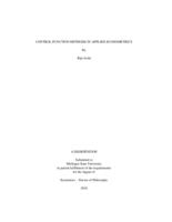 Control function methods in applied econometrics