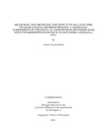 MEASURING AND MODELING THE EFFECTS OF SEA LEVEL RISE ON NEAR-COASTAL RIVERINE REGIONS : A GEOSPATIAL COMPARISON OF THE SHATT AL-ARAB RIVER IN SOUTHERN IRAQ WITH THE MISSISSIPPI RIVER DELTA IN SOUTHERN LOUISIANA, USA