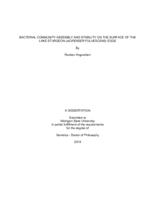 Bacterial community assembly and stability on the surface of the Lake sturgeon (Acipenser fulvescens) eggs