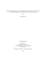 News organizations' news link sharing strategies on Twitter : economic theory and computational text analysis