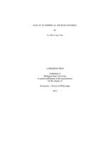 Essays in empirical microeconomics