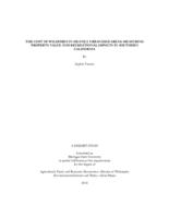 The cost of wildfires in heavily urbanized areas : measuring property value and recreational impacts in Southern California