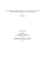 An experimental-computational study on the plastic deformation behavior of body-centered cubic titanium alloys