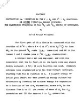 Abstraction vs. inertion in the C + H₂ and N + H₂ reactions, ab initio potential energy surfaces : the electronic structure of the ³A₂ and ³B₂ states of methylene