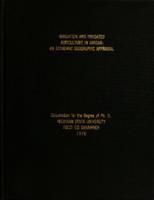 Irrigation and irrigated agriculture in Jordon : an economic geographic appraisal