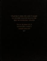 Evaluation by genetic simulation of changes in a crossbred population resulting from selection in a purebred population