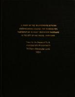 A study of the relationships between socio-economic status and reasons for participating in adult education programs in the city of Baltimore, Maryland