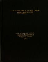 A life-history study of the tufted titmouse, Parus bicolor Linnaeus
