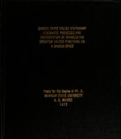 Banach space valued stationary stochastic processes and factorization of nonnegative operator valued functions on a Banach space