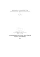 Three essays in international trade : analysis of export decisions and offshoring