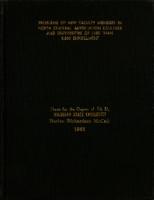 Problems of new faculty members in North Central Association colleges and universities of less than 3,000 enrollment