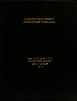 Multivariate causal models of information flow in rural Brazil