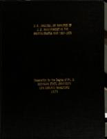 U.S./Nigeria : an analysis of U.S. involvement in the Nigeria/Biafra war 1967-1970