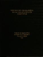 Migration in north central states in relation to selected population characteristics