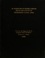 An exploration of factors affecting social participation of professionals in rural areas