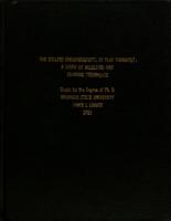 The college undergraduate as play therapist : a study of selection and training techniques