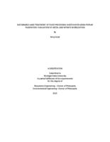 Sustainable land treatment of food processing wastewater using poplar plantation : evaluation of metal and nitrate mobilization