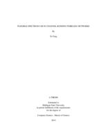 Flexible spectrum use in channel bonding wireless networks