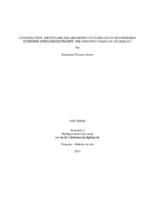 Construction identitaire des minorities culturelles et des immigrés d'origine africaine en France : une identité unique ou plurielle?