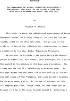 An assessment of Booker Taliaferro Washington's educational influence in the United States and West Africa between the years 1880-1925