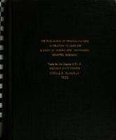 The evaluation of physical factors in relation to land use : a study of Gogebic and Ontonagon countries, Michigan