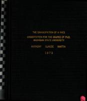 The emancipation of a race being an account of the career and ideas of Marcus Mosiah Garvey, together with an examination of diverse ideological and organizational struggles in which he became involved