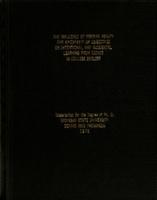 The influence of reading ability and specificity of objectives on intentional and incidental learning from essays in college English