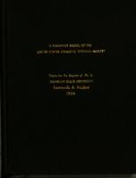 A recursive model of the United States domestic soybean market