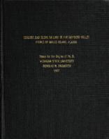 Geology and slope failure in the Maybeso valley, Prince of Wales Island, Alaska